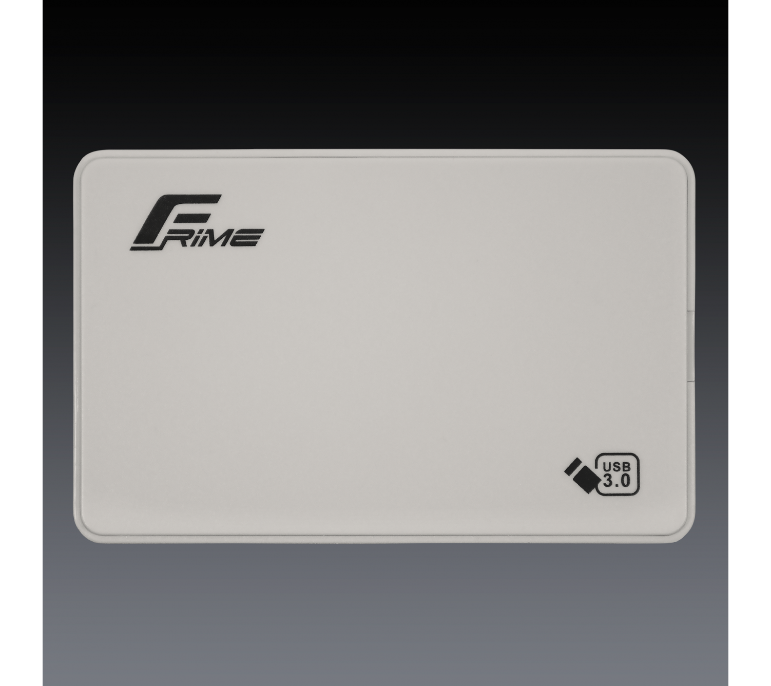 Внешний карман Frime для 2.5" SATA HDD/SSD Plastic USB 3.0 White 