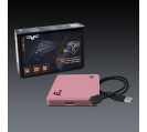 Внешний карман Frime для 2.5" SATA HDD/SSD Plastic USB 3.0 Pink 