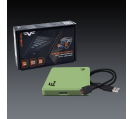 Внешний карман Frime для 2.5" SATA HDD/SSD Plastic USB 3.0 Green 