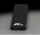 Зовнішня кишеня Frime для M.2 NGFF SATA Metal USB 3.1 (TYPE-C) up to 10Gb/s Black