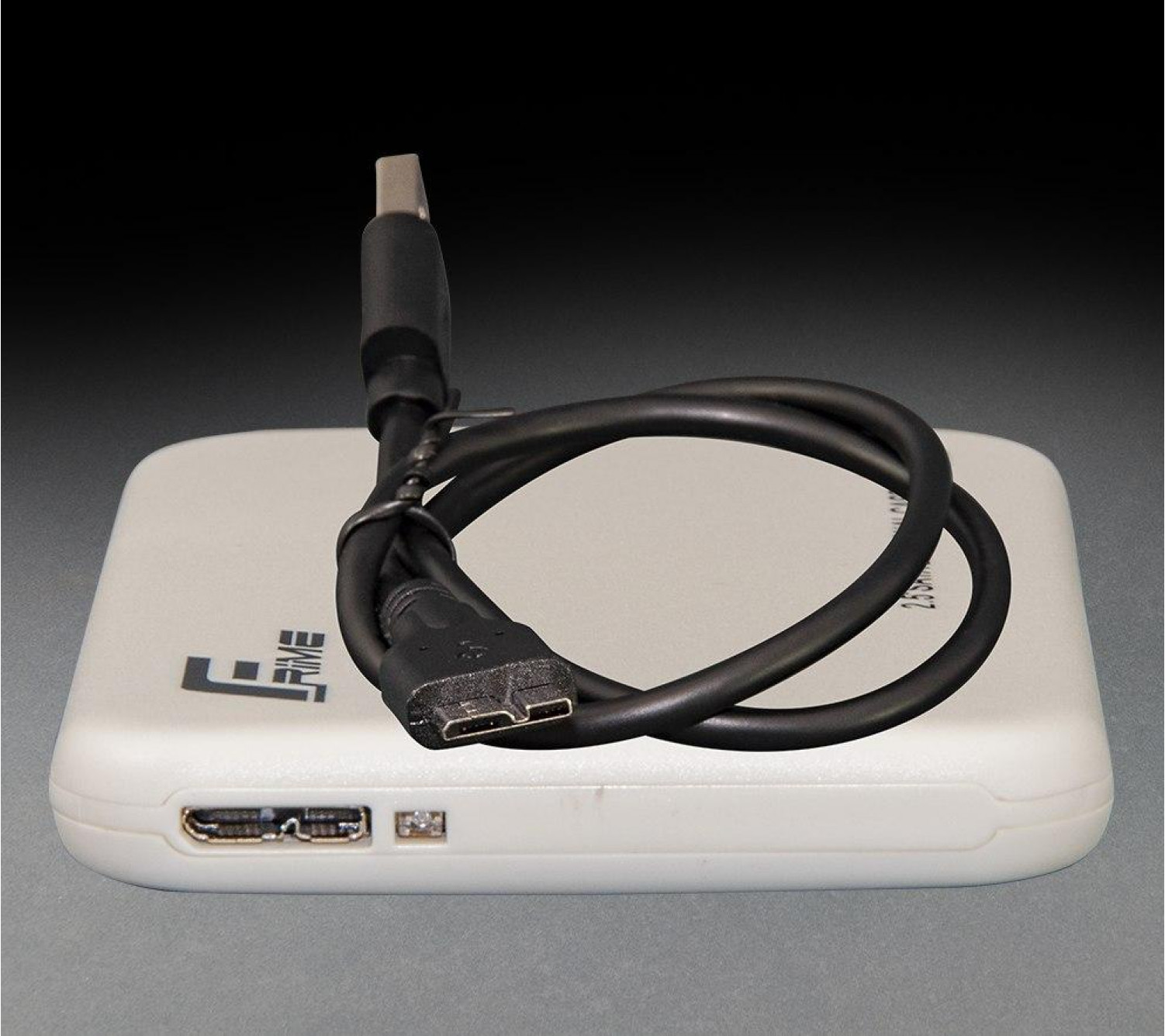 Зовнішня кишеня Frime для 2.5" SATA HDD/SSD Plastic USB 3.0 White 