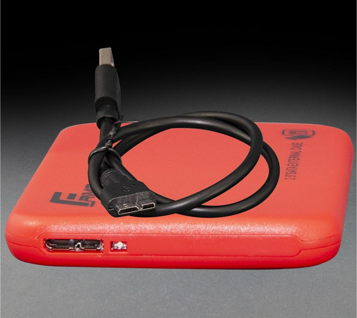 Внешний карман Frime для 2.5 "SATA HDD / SSD Plastic USB 3.0 Red 