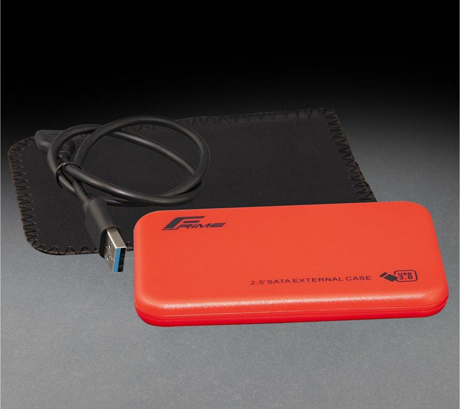 Внешний карман Frime для 2.5 "SATA HDD / SSD Plastic USB 3.0 Red 