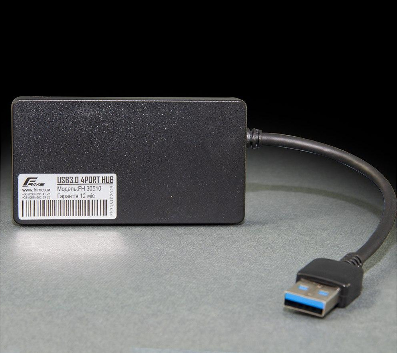 USB-хаб Frime 4-х портовий 3.0 Black (FH-30510)