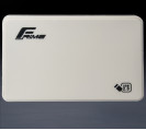 Зовнішня кишеня Frime для 2.5" SATA HDD/SSD Plastic USB 2.0 White 