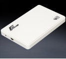 Внешний карман Frime для 2.5" SATA HDD/SSD Plastic USB 2.0 White 