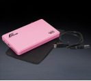 Зовнішня кишеня Frime для 2.5" SATA HDD/SSD Plastic USB 2.0 Pink 