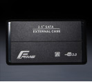 Зовнішня кишеня Frime для 2.5" SATA HDD/SSD Metal USB 3.0 Black 