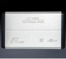 Внешний карман Frime для 2.5" SATA HDD/SSD Metal USB 2.0 Silver 