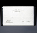Внешний карман Frime для 2.5" SATA HDD/SSD Metal USB 3.0 Silver 