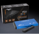 Внешний карман Frime для 2.5" SATA HDD/SSD Metal USB 2.0 Blue 