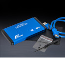 Внешний карман Frime для 2.5" SATA HDD/SSD Metal USB 3.0 Blue 