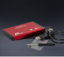 Внешний карман Frime для 2.5" SATA HDD/SSD Metal USB 2.0 Red 