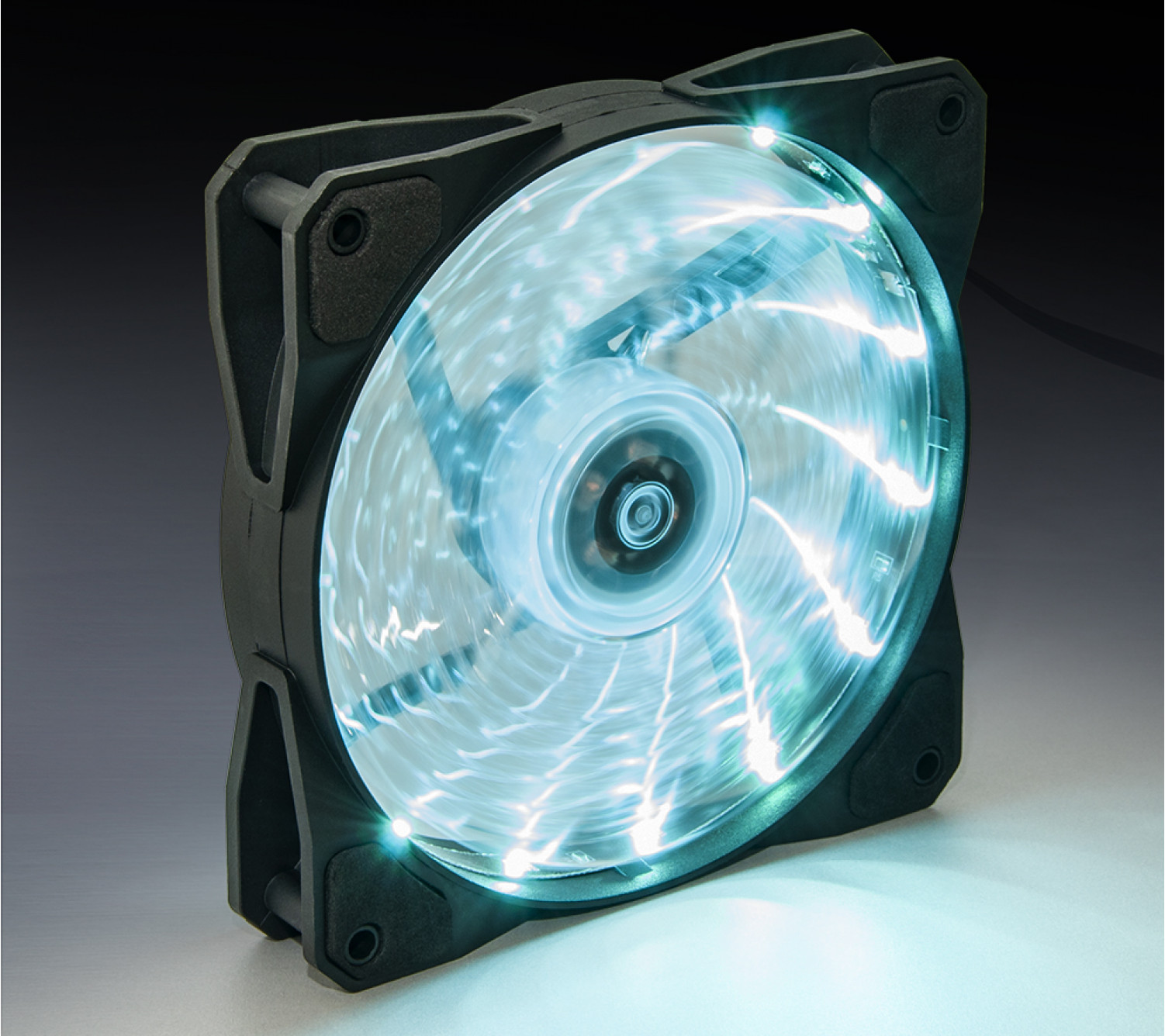 Вентилятор Frime Iris LED Fan 15LED Azure