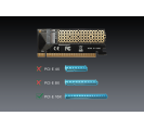 Адаптер Frime PCI-E x4x8x16 to M.2 (M Key)