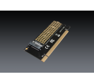 Адаптер Frime PCI-E x4x8x16 to M.2 (M Key)