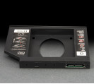 Адаптер підключення Frime HDD/SSD 2.5" в відсік приводу ноутбука SATA/mSATA 12.7mm