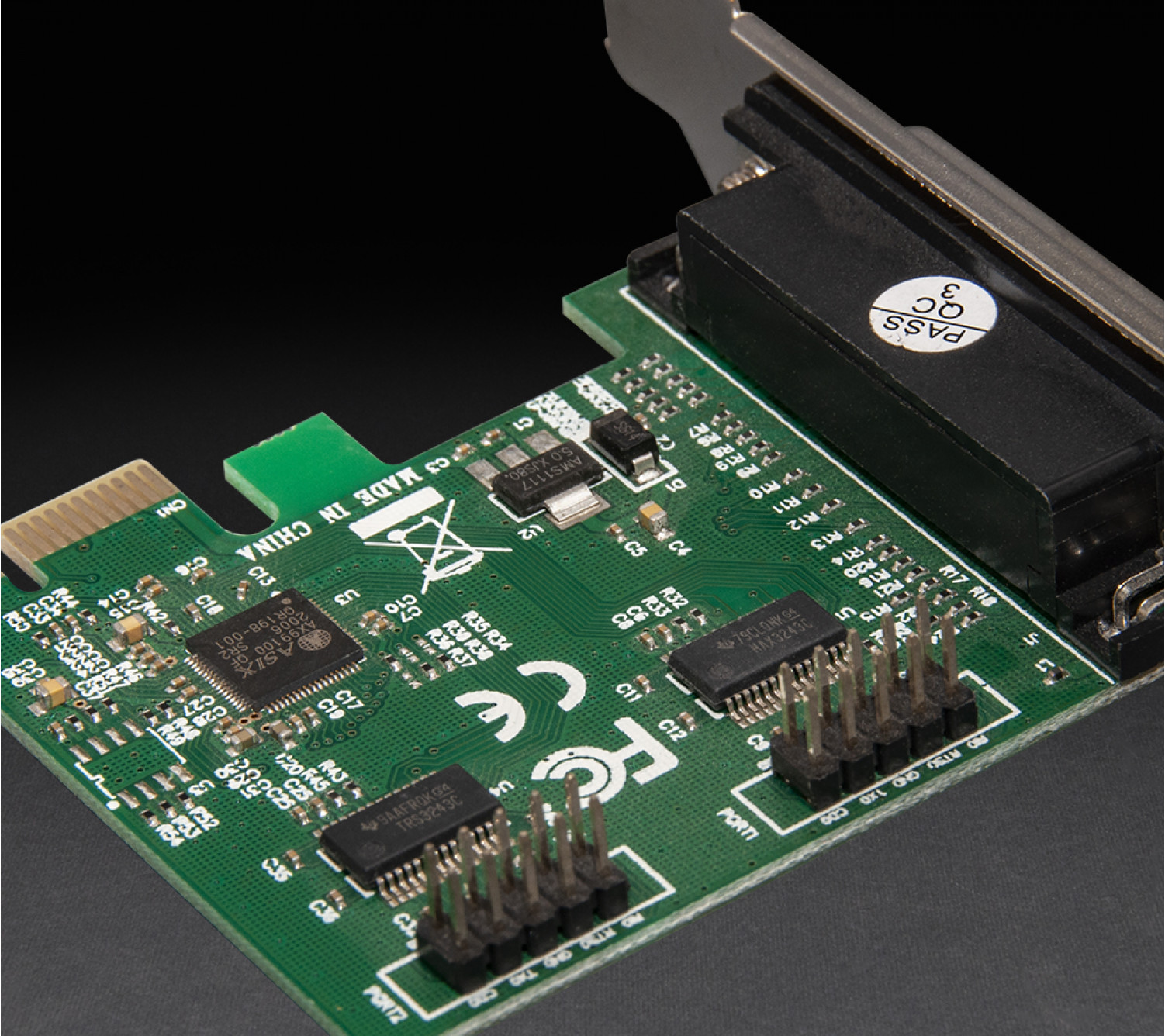 Плата розширення Frime PCI-E x1 to RS232+LPT (2 порти RS232 + 1порт LPT), ASIX AX99100 
