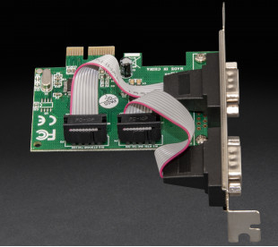 Плата розширення Frime PCI-E x1 to RS232 (2 порти), WCH382L 