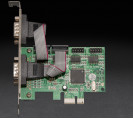 Плата расширения Frime PCI-E x1 to RS232 (4 порта), WCH384L 
