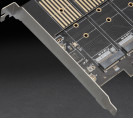 Плата расширения Frime PCI-E x16 to 5 x M.2 (B Key), JMB585