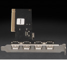 Плата расширения Frime PCI to USB2.0 (4+1 порты) VT6212 