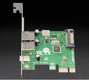 Плата расширения Frime PCI-E to USB3.0 TYPE-A+C (2+1 порти) VL805