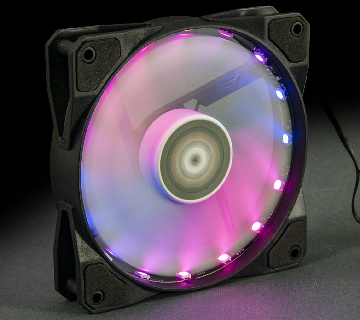 Вентилятор Frime Iris LED Fan 16LED RGB HUB-2