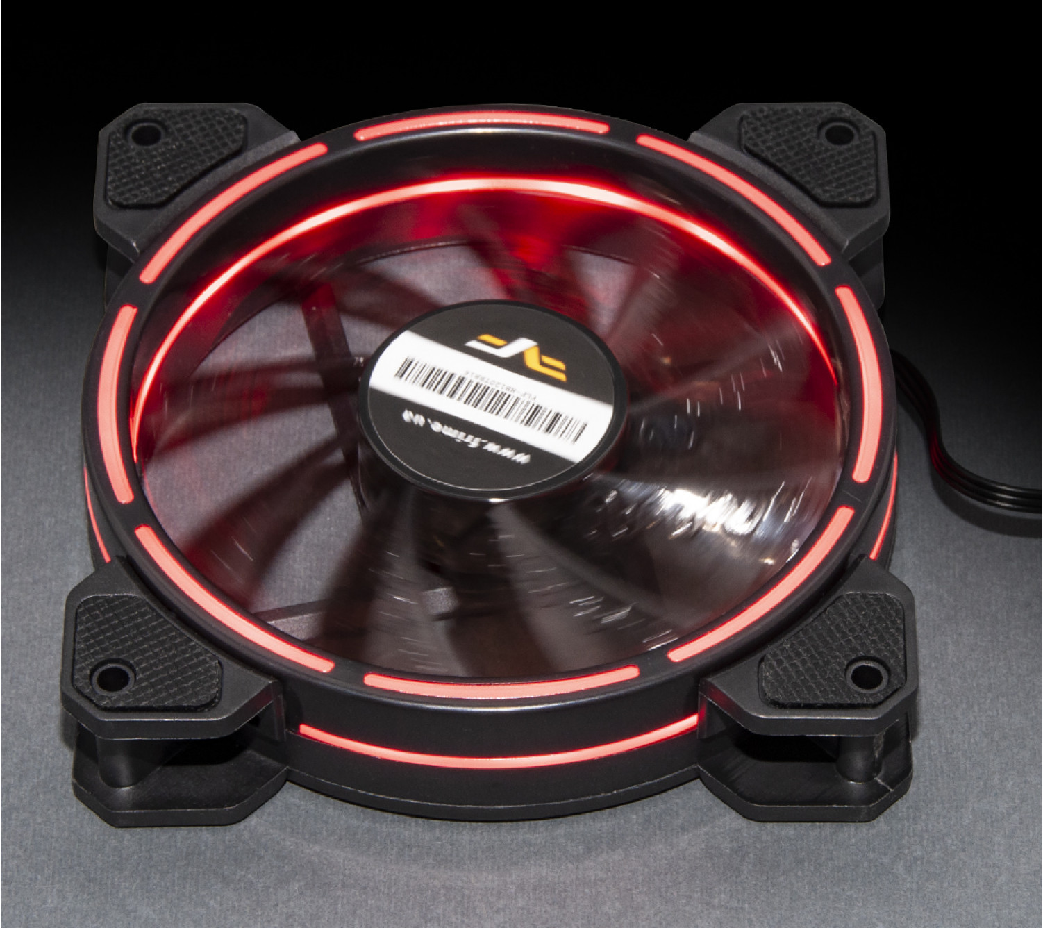 Вентилятор Frime Iris LED Fan Think Ring Red